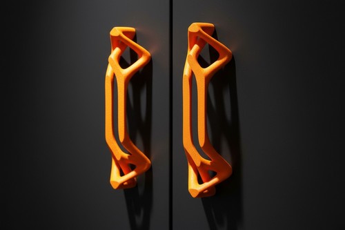 Printed gothic skeleton - 3d,