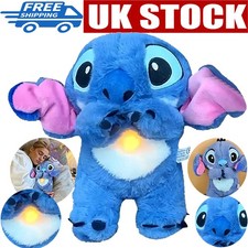 Blue Stitch Breathing Musical Soothing Doll Sleep Toys Anxiety Relief teddy Toys
