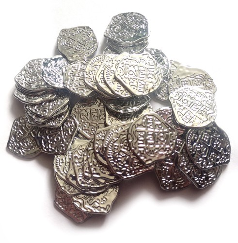 Silver coins board doubloon - 50,