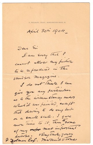 Marcus stone - marcus, 1921)