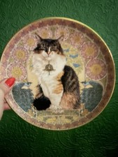 Danbury Mint  Lesley Anne Ivory Plate, Cats around the world series AGNEATHA