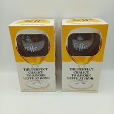 Pair Of Leffe Belgian Beer Chalice Glass 33cl Gift Box - Approx 1 Pint To Brim