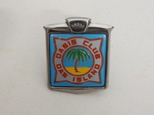 Vintage Chrome Oasis Club Das Island Abu Dhabi UAE Car Badge Auto Emblem