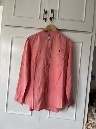 Polo ralph lauren pink linen - polo,