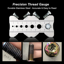 Thread Pitch Gauge M3–M12