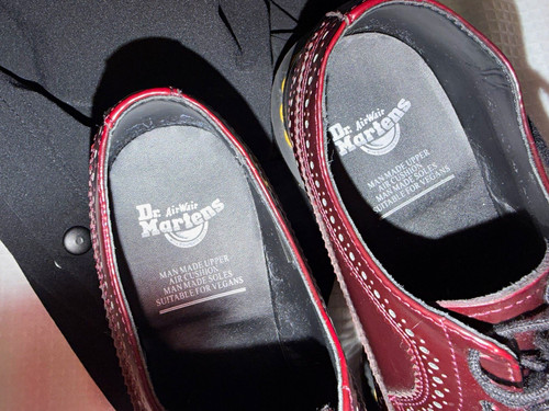 Martens burgundy leather - dr.,