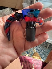 18mm  MUSHROOM GLASS  WiG WAG Spiral SLIDE Tobacco Glass Slide Bowl 18 mm male