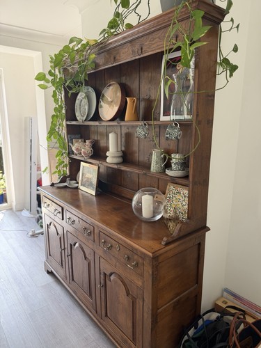 Solid oak welsh dresser large - solid,