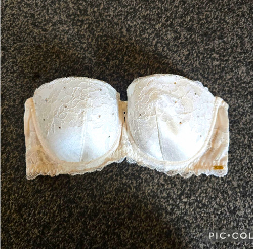 Tesco 34c white lace - 34c, floral