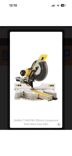Dewalt dws780 305mm sliding - dewalt,