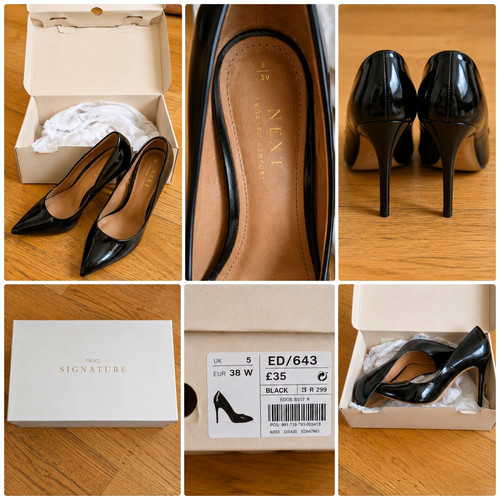 Next signature black patent - next,