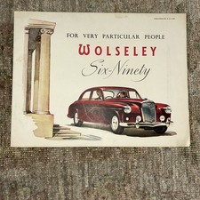 WOLSELEY SIX NINETY Car Sales