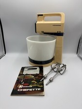 Vintage 1970s Kenwood Chefette A 340 Food Mixer Processor Blender - WORKING