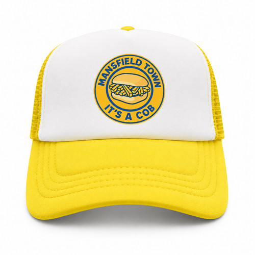 Mansfield town trucker cap - mansfield,