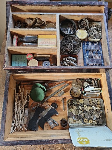 Vintage watch restorers - watch, box
