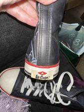 Vintage Lee Cooper  Hi Top Trainer Boots Size 6