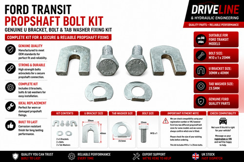 Ford transit genuine propshaft - genuine,