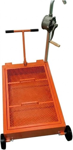 25gal waste oil drain cart - drain, w/