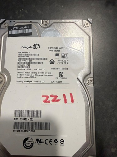 Seagate barracuda st31000524as - seagate,