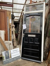 Antique front door frame - front,
