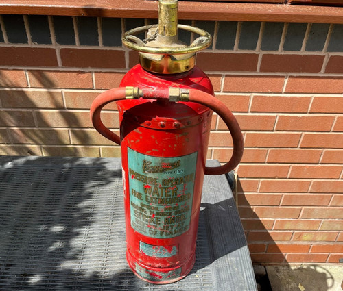 Vintage fire extinguisher - vintage,