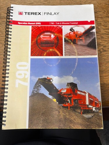 Terex finlay 790 operator - 790,