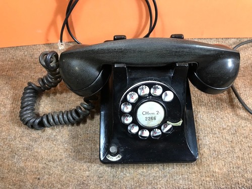 Original desk phone - phone., on