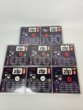 Iomega Zip Disk 100MB x 8 + cases & box
