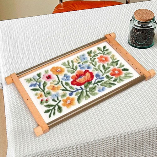 Cross stitch scroll frame - cross,