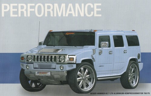 Hummer v8 brochure - h2, 6.0