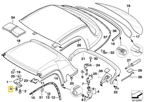 Genuine bmw series e36 hard - genuine, z3
