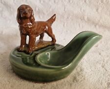 Wade Pottery Vintage Pipe Stand Holder Ashtray Irish Red Setter Dog