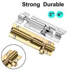 Door Lock/Catch/Latch SMALL- LARGE SLIDE BOLT Shed Bathroom Security Black 2/3"