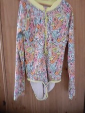 Long Sleeved Floral Zip Up
