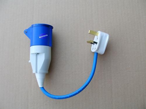 Caravan electric hook up - uk,