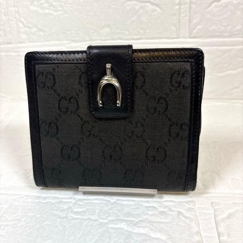 Gucci folding wallet canvas - gucci,