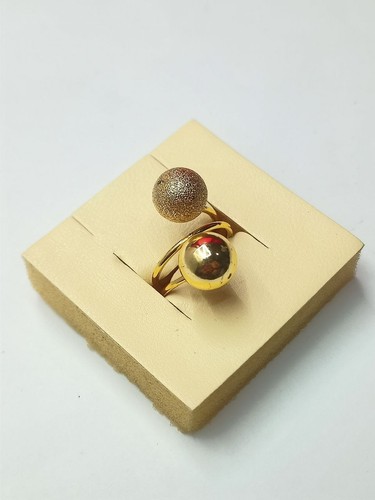 Vintage soviet ball ring gold - ball,