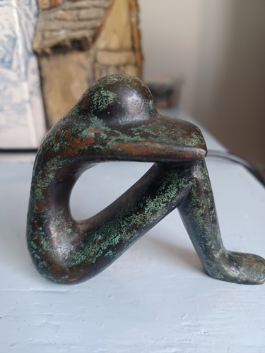 Cycladic bronze contemplation - cycladic,