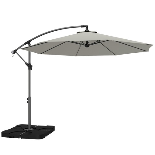 Overhanging parasol with - parasol,,