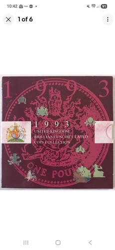 Royal mint 1993 brilliant - mint,