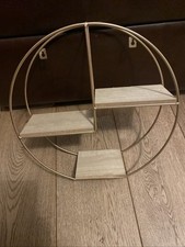 Circular Gold Shelf With Three