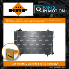 Air Con Condenser fits PEUGEOT PARTNER 1.2 1.6 1.6D 2005 on AC Conditioning NRF