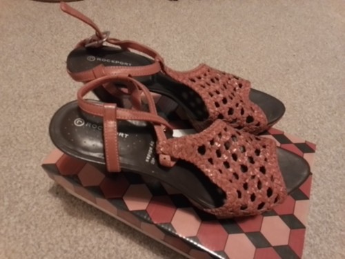 Red leather strappy sandals - strappy,
