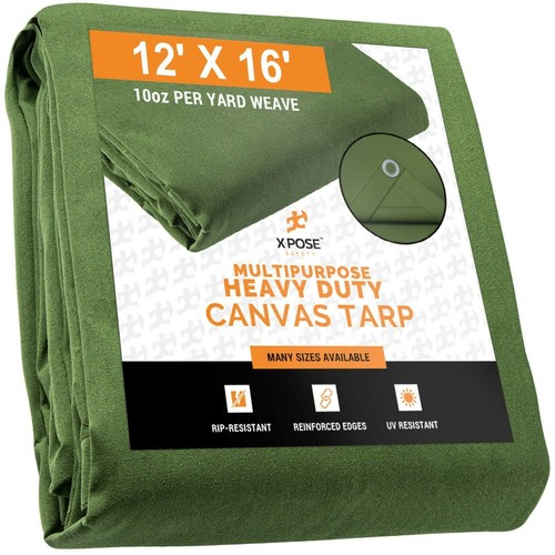 Canvas tarp x 16 army - -, 12'