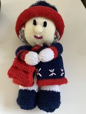 Handmade Knitted queen elizabeth ii