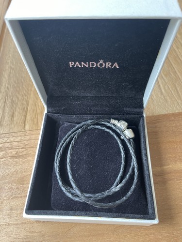 Pandora leather bracelet wrap - bracelet,