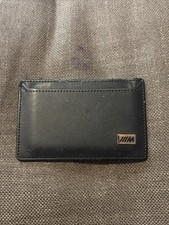 BMW M Sport Leather Wallet Card Holder - Black - Made In Italy