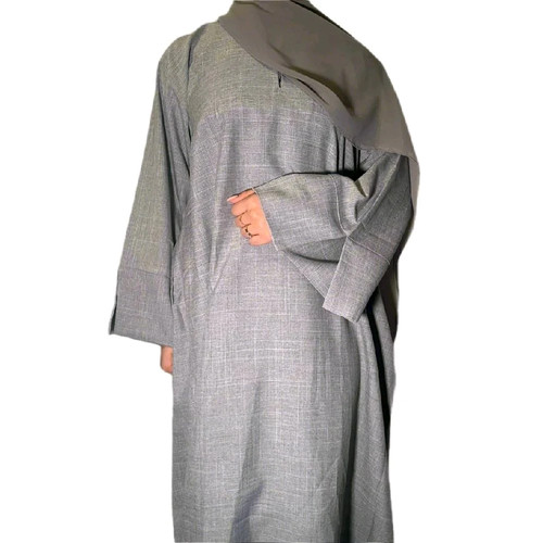 Imaan linen abaya with - linen,
