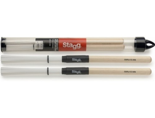 Stagg nylon brushes wood - brushes,