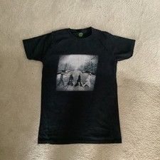 The Beatles Xmas Themed T-shirt in Black - Size S